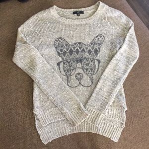 Cute knitted winter sweater